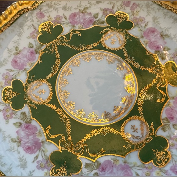 Imperial Crown China hand painted 10” plate - Picture 2 of 8